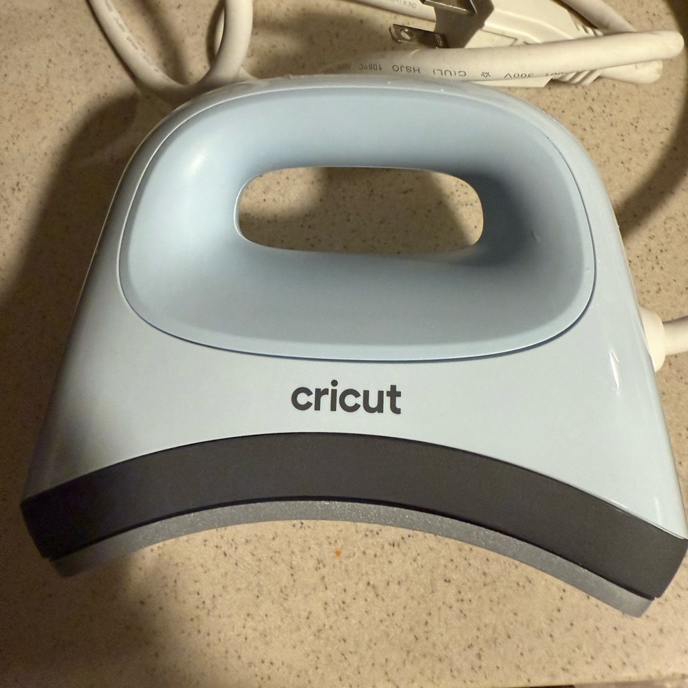Cricut Light Blue and Dark Gray Heat Press HATS